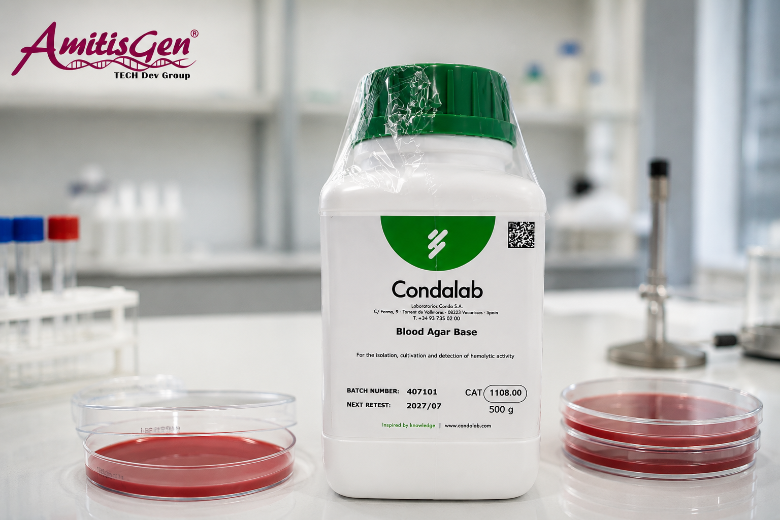 محیط کشت بلاد آگار Blood Agar