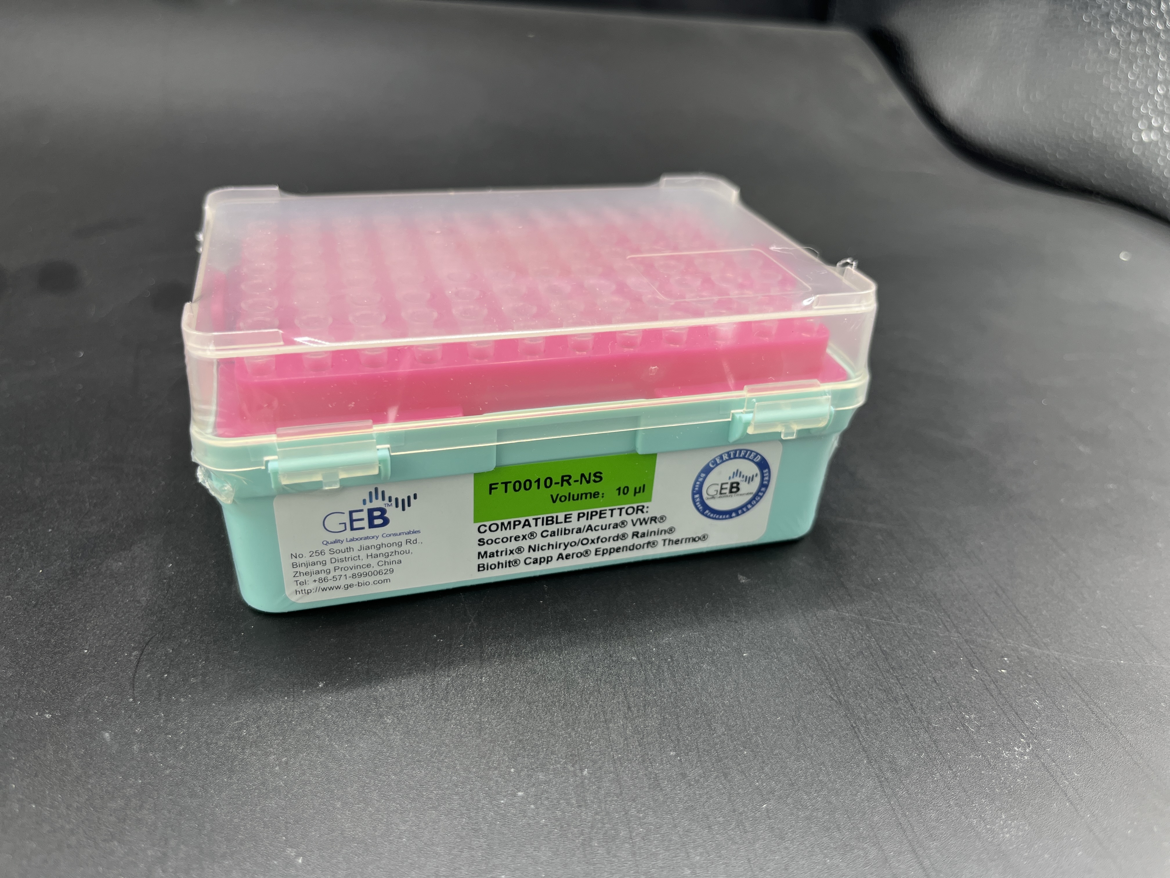سر سمپلر رک شده برند  GEB 10micro liter